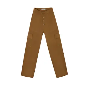 Pantaloni cargo a vita media donna Silbon
