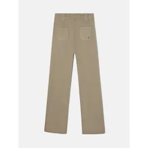 Pantaloni dritti con fibbia decorativa donna Silbon image-2