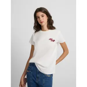 T-Shirt mit Bäckerei-Motiv Damen Silbon image-1