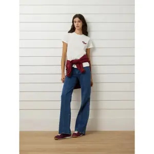 T-Shirt mit Bäckerei-Motiv Damen Silbon image-3