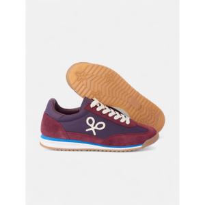 Baskets en daim et textile femme Silbon image-2