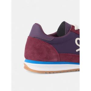 Dames sneakers van daim en textiel Silbon image-6