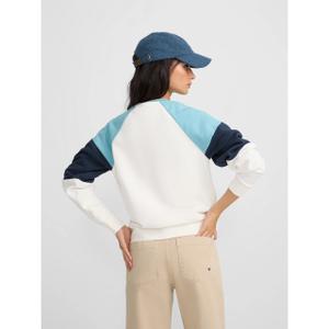 Sudadera bordada con una letra de color para mujer Silbon image-4