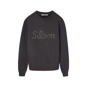 Sudadera de mujer de algodón con tachas Silbon