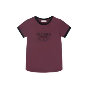 T-shirt universitário feminino Silbon