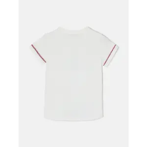 Bunt gesticktes Damen-T-Shirt im Ethno-Stil Silbon image-3