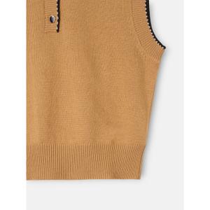 Wollwesten mit Hemdkragen für Frauen Silbon image-1