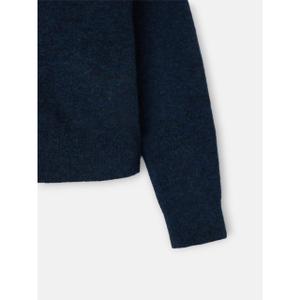 Women's buttoned collar contrast cardigan Silbon image-2