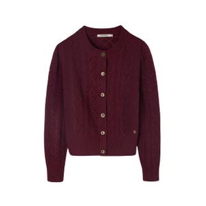 Women's cable knit cardigan Silbon
