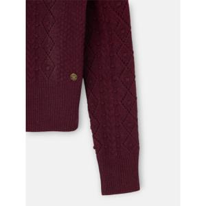 Women's cable knit cardigan Silbon image-2