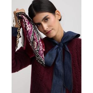 Women's cable knit cardigan Silbon image-3