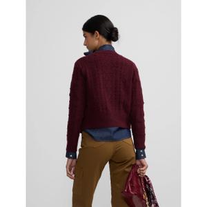 Women's cable knit cardigan Silbon image-6