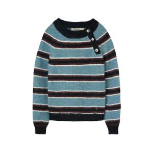 Knitted jumper with round neck and buttons for women Silbon