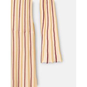 Robe longue en maille tricotée à rayures femme Silbon image-3