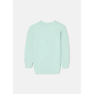 Fun and peace printed sweatshirt for girls Silbon image-1