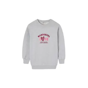 Wonderful Love Print Sweatshirt for Girls Silbon image-0