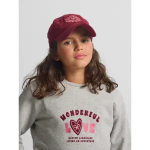 Wonderful Love Print Sweatshirt for Girls Silbon image-4