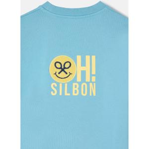 Girl's sweatshirt with ruffled sleeve details Silbon image-3