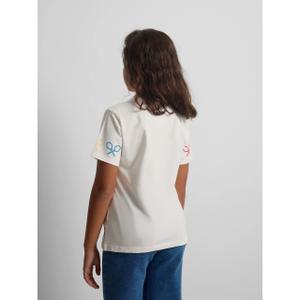 Girls' racket print T-shirt Silbon image-4