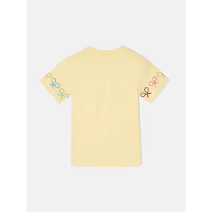 Girls' racket print T-shirt Silbon image-1
