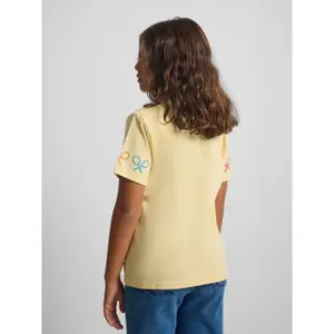 Girls' racket print T-shirt Silbon image-4