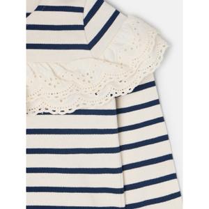 Girls' long sleeve frill t-shirt Silbon image-3