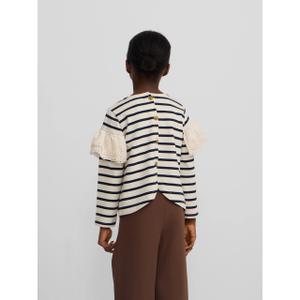 Girls' long sleeve frill t-shirt Silbon image-5