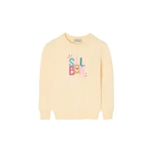 Multicolour printed girls' sweatshirt Silbon image-0