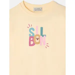 Multicolour printed girls' sweatshirt Silbon image-2