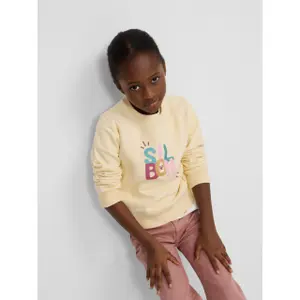 Multicolour printed girls' sweatshirt Silbon image-5