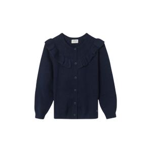 Cardigan en tricot à volants fille Silbon