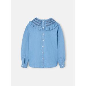 Denim shirt for girls Silbon image-1