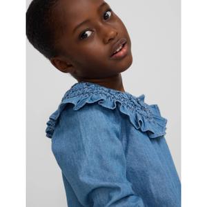 Denim shirt for girls Silbon image-5