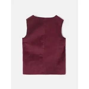 Classic corduroy vest for girls Silbon image-1