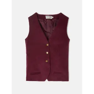 Classic corduroy vest for girls Silbon image-2