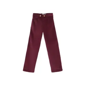 Straight Corduroy Trousers for Girls Silbon image-0