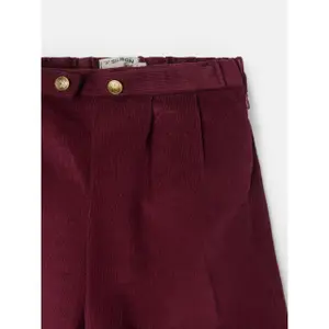 Straight Corduroy Trousers for Girls Silbon image-2