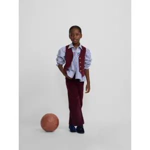 Straight Corduroy Trousers for Girls Silbon image-4