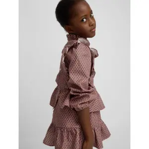 Girls' ethnic print shirt Silbon image-5