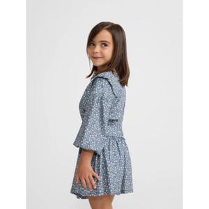 Girls' floral print blouse Silbon image-2