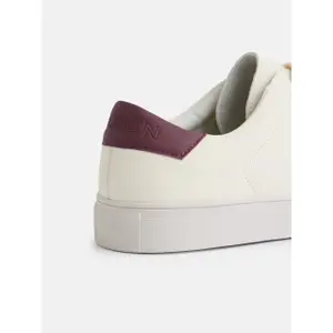 Zapatillas de cuero clásicas con un parche de raqueta Silbon image-3