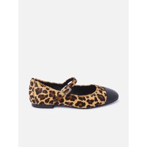Animal print ballerinas for women Silbon image-2