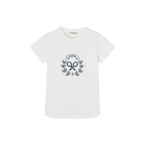 T-Shirt mit kariertem Schläger-Motiv für Frauen Silbon image-0