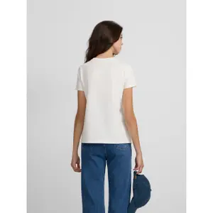 T-Shirt mit kariertem Schläger-Motiv für Frauen Silbon image-4