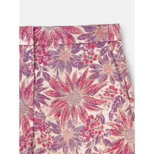 Damenhose mit Blumendruck Silbon image-2