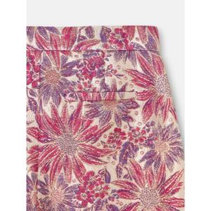 Damenhose mit Blumendruck Silbon image-4