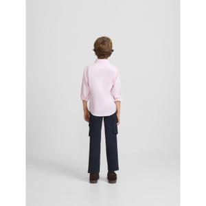 Children's long-sleeve oxford shirt Silbon image-6