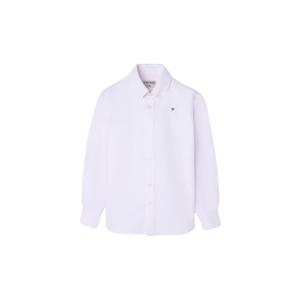 Striped long-sleeve oxford shirt for kids Silbon