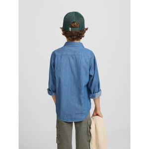 Children's long sleeve denim shirt Silbon image-2