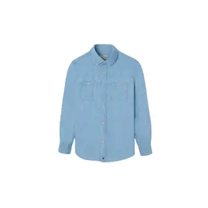 Children's long sleeve denim shirt Silbon image-0